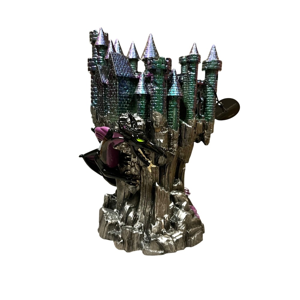 Disney maleficent Silver and Purple Castle Candle Holder - bath and body works